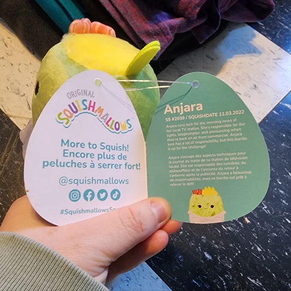 💫NWT💫 Anjara Breakfast Burrito Squishmallow - Picture 2 of 3